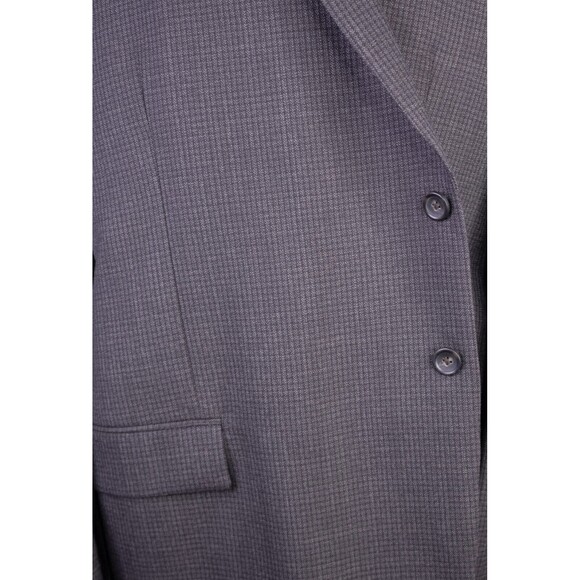 Pronto Uomo Platinum Mens Sport Coat 50R Houndstooth Executive Wool Blazer EUC - Picture 3 of 14